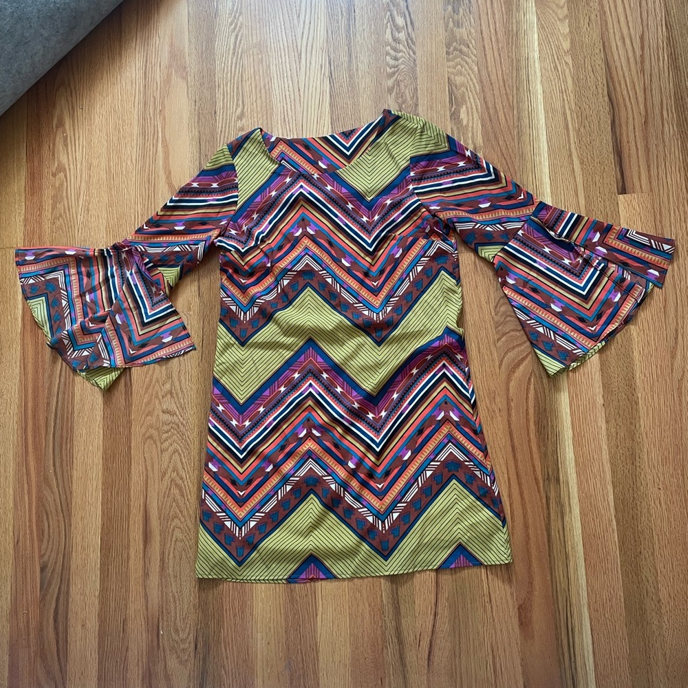 Uncle Frank Multicolor Chevron Dress